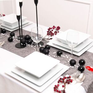 Коледни топки Springos, комплект от 20 броя, 4 см, черен 134471544