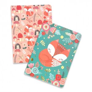 Janod 07853 Jegyzetfüzet puha kötésű 2 darabos róka