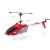 Червен и бял хеликоптер с дистанционно управление