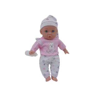 Lalka Ycora Hada Bebe 35cm w piżamie lamy jednorożca - Manyuk Toys