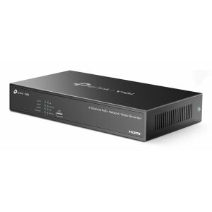 TP-link NVR rögzítő - NVR1004H-4P-2TB (4 csatorna, 4xPoE+ port; H265+, 5MP, HDMI, VGA, 2xUSB, 2TB HDD, audio) 146382930 - TP-Link