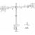 Equip 650167 White Dual Monitor Desk Mount