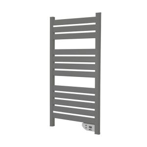 Leziter Elektrischer Handtuchwärmer, 500W, Grau, Wandmontage, Badezimmerheizung - Handtuchheizkörper