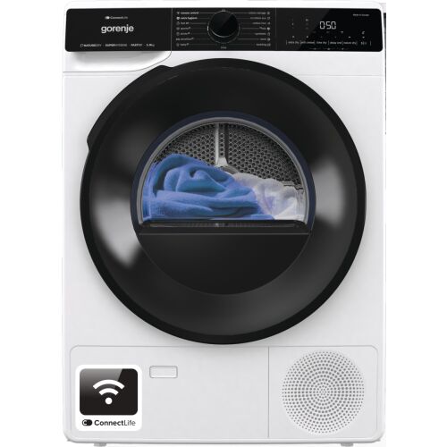 Prednji pogled na Gorenje DPNA92WIFI sušilicu s toplinskom pumpom s ConnectLife WiFi povezivanjem