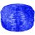 Coiled 20m blue LED rope light