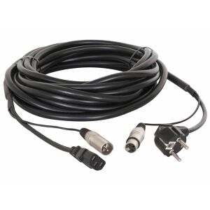 PD Connex CX02-20m AUDIO Jel&#038;Táp Kombikábel (XLR + Schuko + IEC) 114311177 - PD Connex