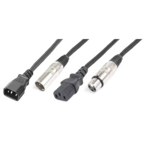 PD Connex CX09-5 IEC M &#8211; XLR Mama / IEC F &#8211; XLR papa, 5 m 114311179 - PD Connex