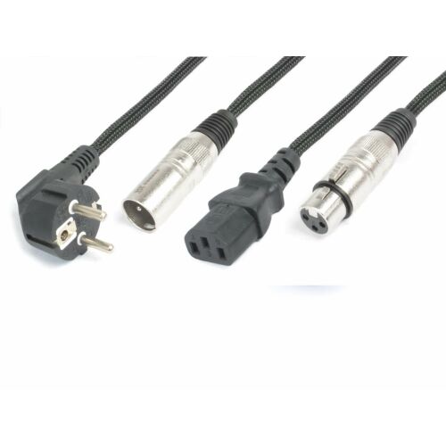 PD Connex CX10-15m DMX Jel&#038;Táp Kombikábel (XLR + Schuko + IEC) 114311187