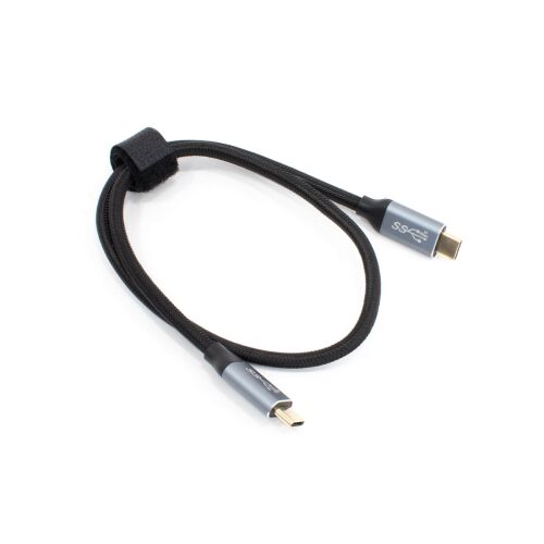 Thunder UCT-05 (USB-C – USB-C) 100W, 10 Gbps, Gyorstöltő (0,5m) 161215421 - Thunder
