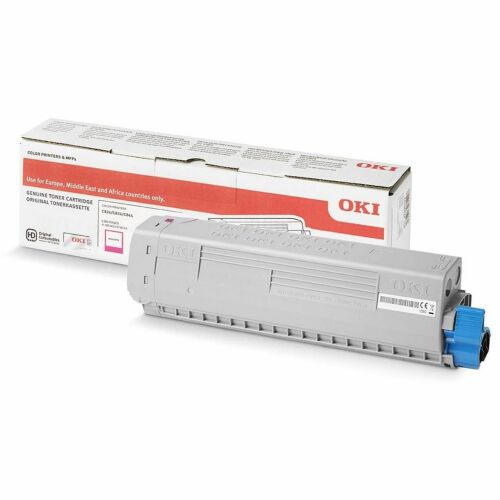 Eredeti Oki C824 C834 C844 Magenta Lézer Toner 47095702 - Nyomtató toner