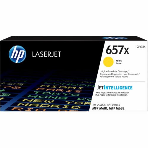 HP CF472X No.657X Yellow lézertoner eredeti 23K 114318971