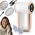 Berdsen White and Rosegold Electric Fabric Shaver with accessories and model