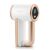 Berdsen White and Rosegold Electric Fabric Shaver angled view