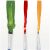 Paint brushes with different paint colors