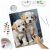 Massido Number Painting Set 40x50cm - Puppies 114319731