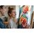 Friends enjoying Massido Flowers Paint by Numbers, creative activity