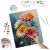 Painting the Massido Flowers Paint by Numbers Kit, creative hobby