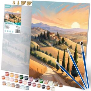 Massido Number Painting Set 40x50cm - Landscape