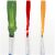 Paint brushes with different paint colors