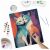 Painting Massido Paint by Numbers Kit - Cats