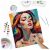 Woman painting a Massido Paint by Numbers Kit, Woman Portrait, with paint and brushes