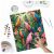 Massido Paint by Numbers Kit 40x50cm - Parrots, showing the completed painting and the included items