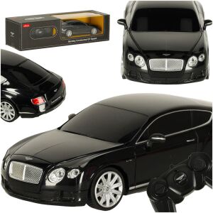 Rastar RC 1:24 Bentley Continental GT - Negru, mașină cu telecomandă, mașină de jucărie - Vehicul cu telecomandă