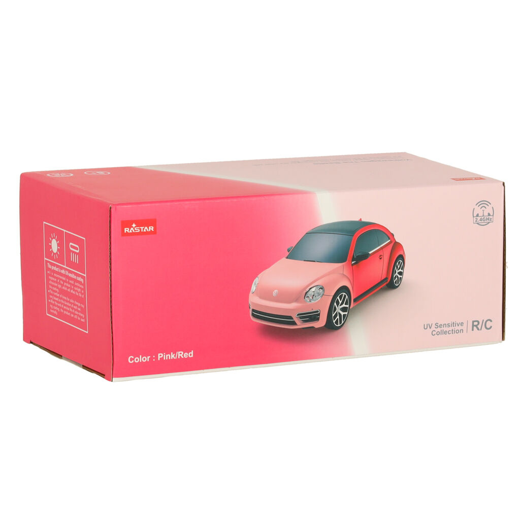 Rastar RC Távirányítós autó 1:14 Volkswagen Beetle-UV - Rózsaszín