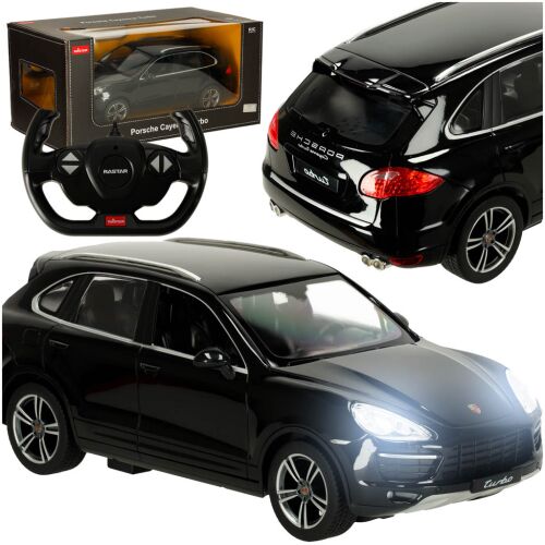 Rastar RC 1:14 Porsche Cayenne Turbo schwarz, ferngesteuertes Auto, verpackt