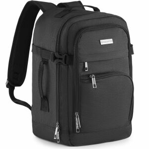 Utazó hátizsák, Szürke, Zagatto, 40x20x25 cm, 20L, Ryanairrel kompatibilis, Wizz Air, Trollerhez rögzíthető, Vízálló, Oldalsó fogantyú, Kompressziós pántok, Bőröndként nyílik, Légáteresztő he 114320681 - Utazótáska