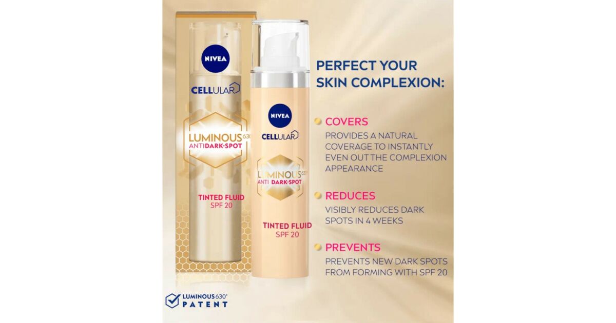 Crema pentru Fata, Nivea, 40 ml Spf20 Anti-spot Cellular Luminous 630 114321339