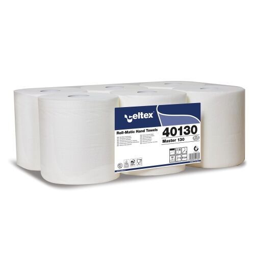 Close-up of Celtex Master 130 Roll Hand Towels, 6 Rolls