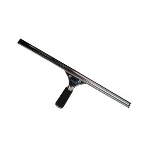 Stainless steel window squeegee with rubber blade, 45 cm - Wiper cleaning tool