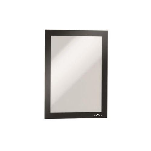 DURABLE DURAFRAME A5 Mágneses Információs Keret, Ezüst-Fekete