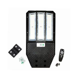 Worthair 600W LED szolár utcai lámpa konzollal, távirányítóval és mozgásérzékelővel - Napelemes lámpa