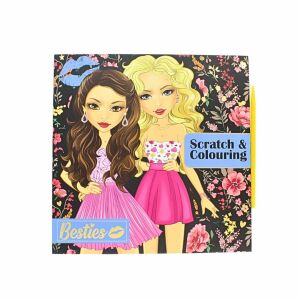 Besties 12-listová stieracia a farebná kniha 114329855