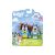 Set figurine Bluey & Bandit cu skateboard, jucărie cu personajele Bluey