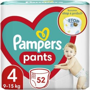 Pampers Pants Nadrágpelenka, Jumbo Pack, 4-es méret, 9-15 kg, 52 db 114332209 - Pelenka