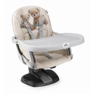 CAM Idea 264 booster seat with teddy bear design, portable high chair - High Chair