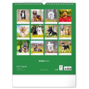 Realsystem 300 x 340mm 2023 Falinaptár - Dogs (6087-DO) 126206996 - REALSYSTEM