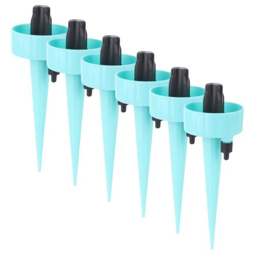 6db Mercaton csepegtető készlet szeleppel öntözéshez, állítható vízhozam, beltéri növényekhez, PP, 16,5 cm