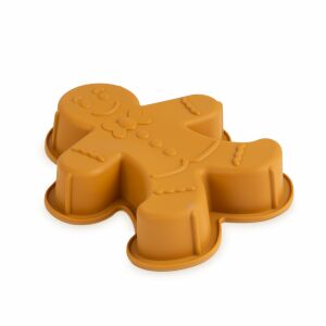 Formă de copt din silicon în formă de om de turtă dulce, 26 x 19 x 5 cm - Forme de coacere