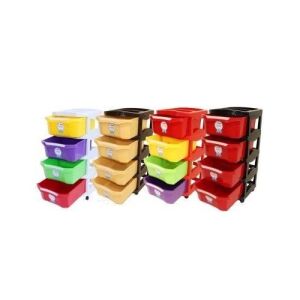 MŰANYAG SZEKRÉNY 4 HARANGFIÓK, 67 X 45 X 90, KÜLÖNBÖZŐ SZÍNEK 145015638 - Sterk