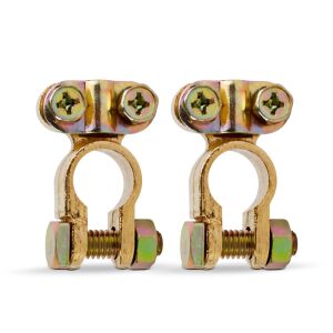 Autó akkumulátor csatlakozók - réz - 2 db 114350709 - Akkumulátor saru