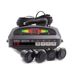 Sistem senzori de parcare wireless CARGUARD cu afișaj LED și semnal acustic - Electronica auto