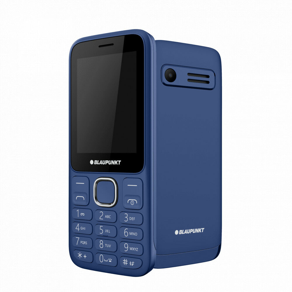 Blaupunkt V18 mobiltelefon, kártyafüggetlen, Dual SIM 2G, fekete