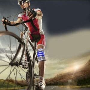 Piros L méretű térdvédő és térdszorító sportoláshoz és rehabilitációhoz 135960926 - Ízületi rögzítő