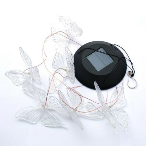 Napelemes világító pillangós szélcsengő kültéri dekorációhoz 140620245