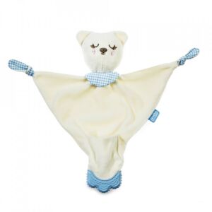 BabyJem fogazó kesztyű rögzítő játék (Szín: Kék)