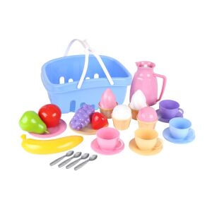 Set vesela de servit mic dejun, Technok, in cos picnic 114369152 - Joacă alimente